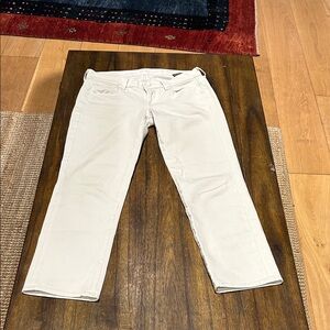 7 For All Mankind Women's Straight Leg Jeans in Soft White